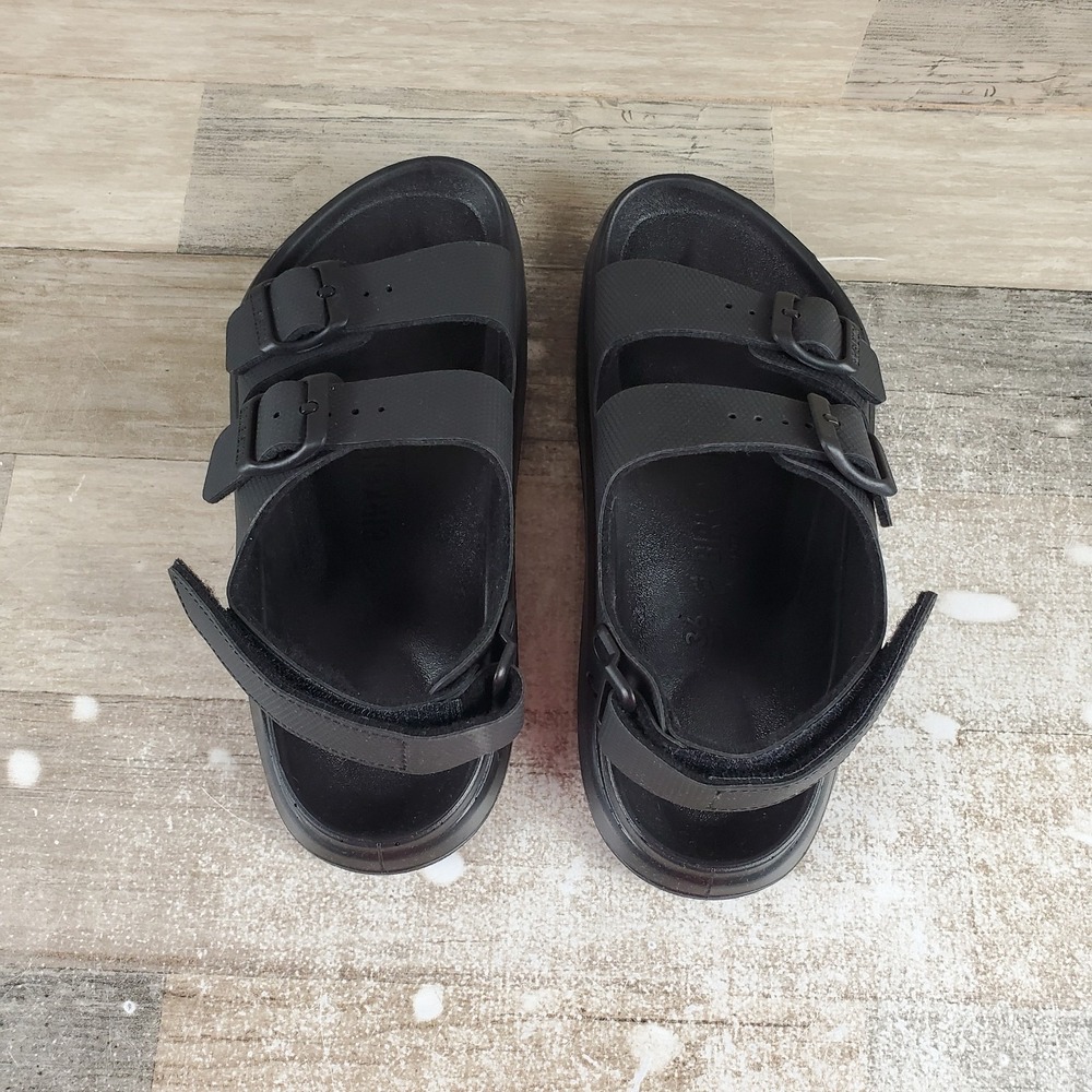 Birkenstock Mogami Terra Womens Sandals Sz 5 Apex Black Slip On Slingback View 4